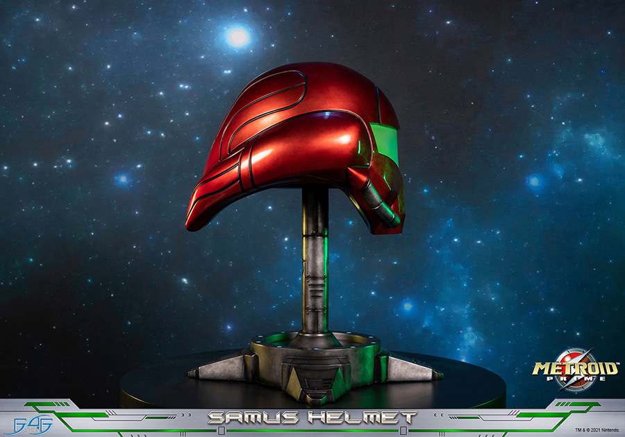 Exceptionnel : Casque Samus Aran Metroid Prime 49 cm !!