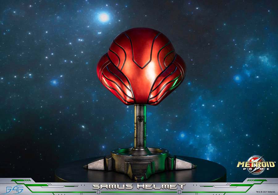 Exceptionnel : Casque Samus Aran Metroid Prime 49 cm !!