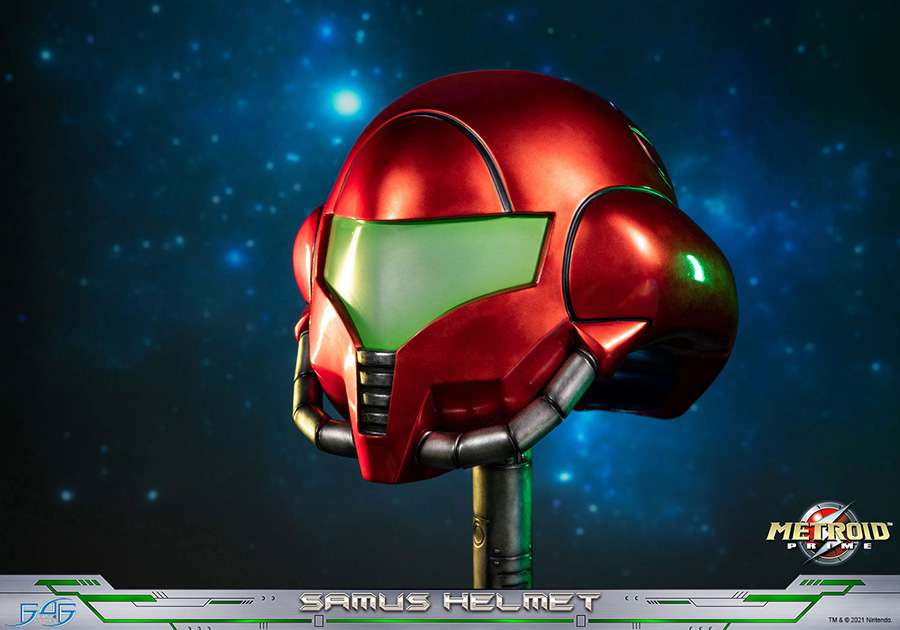 Exceptionnel : Casque Samus Aran Metroid Prime 49 cm !!
