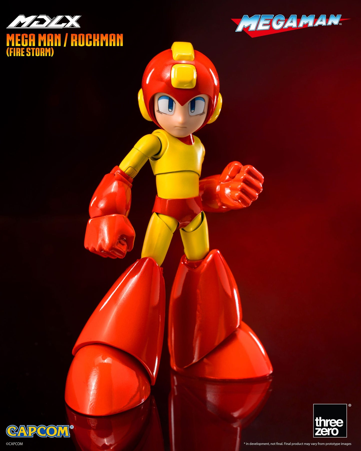 Figurine Mega Man version Fire Storm
