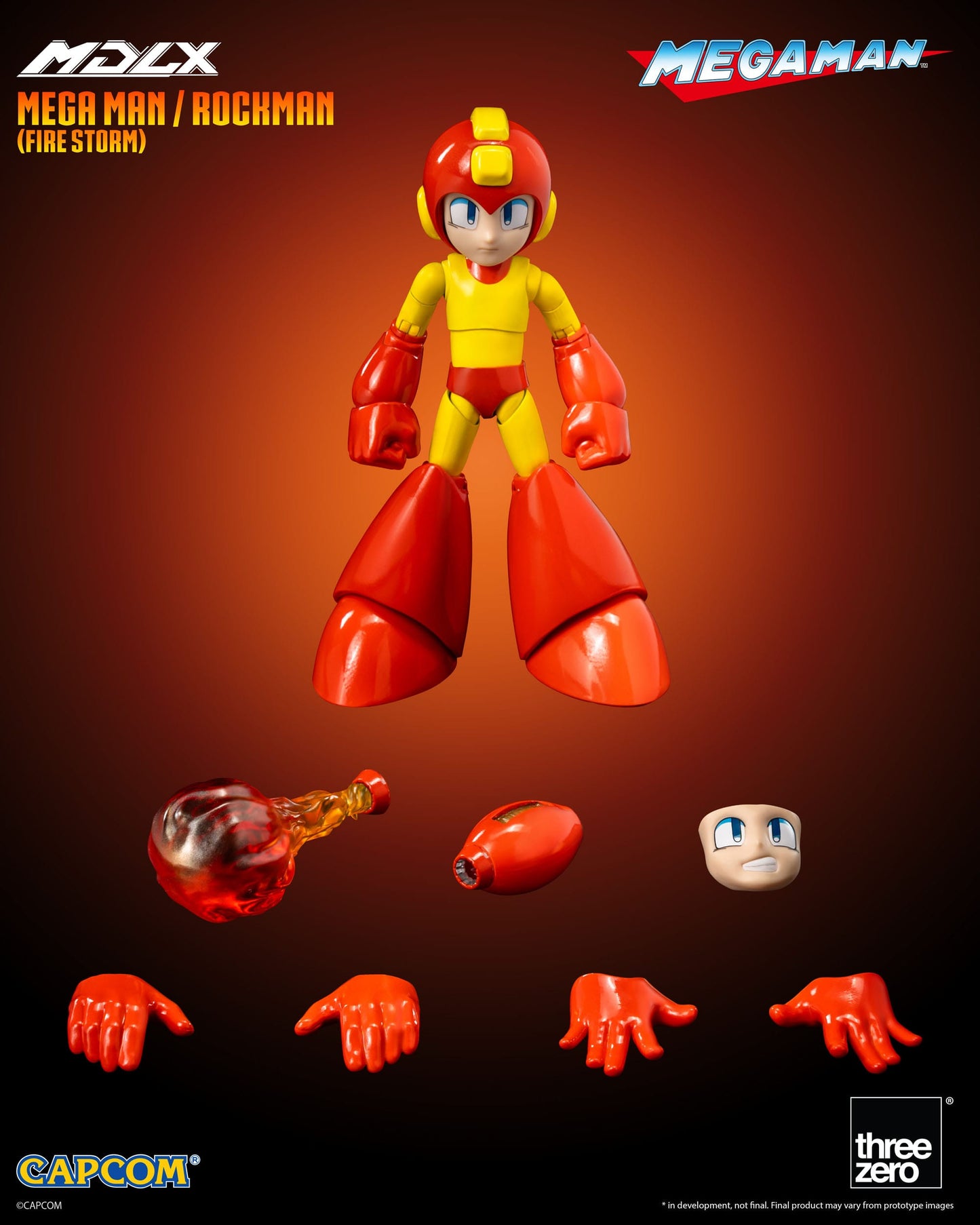 Figurine Mega Man version Fire Storm