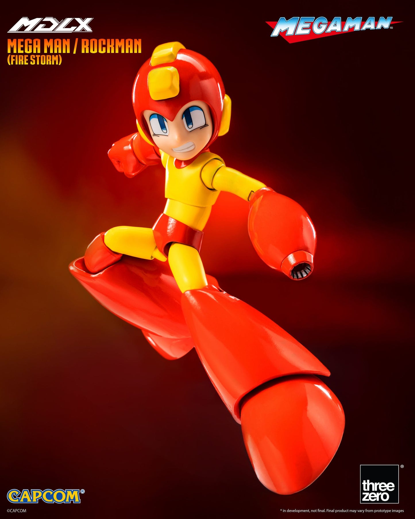 Figurine Mega Man version Fire Storm
