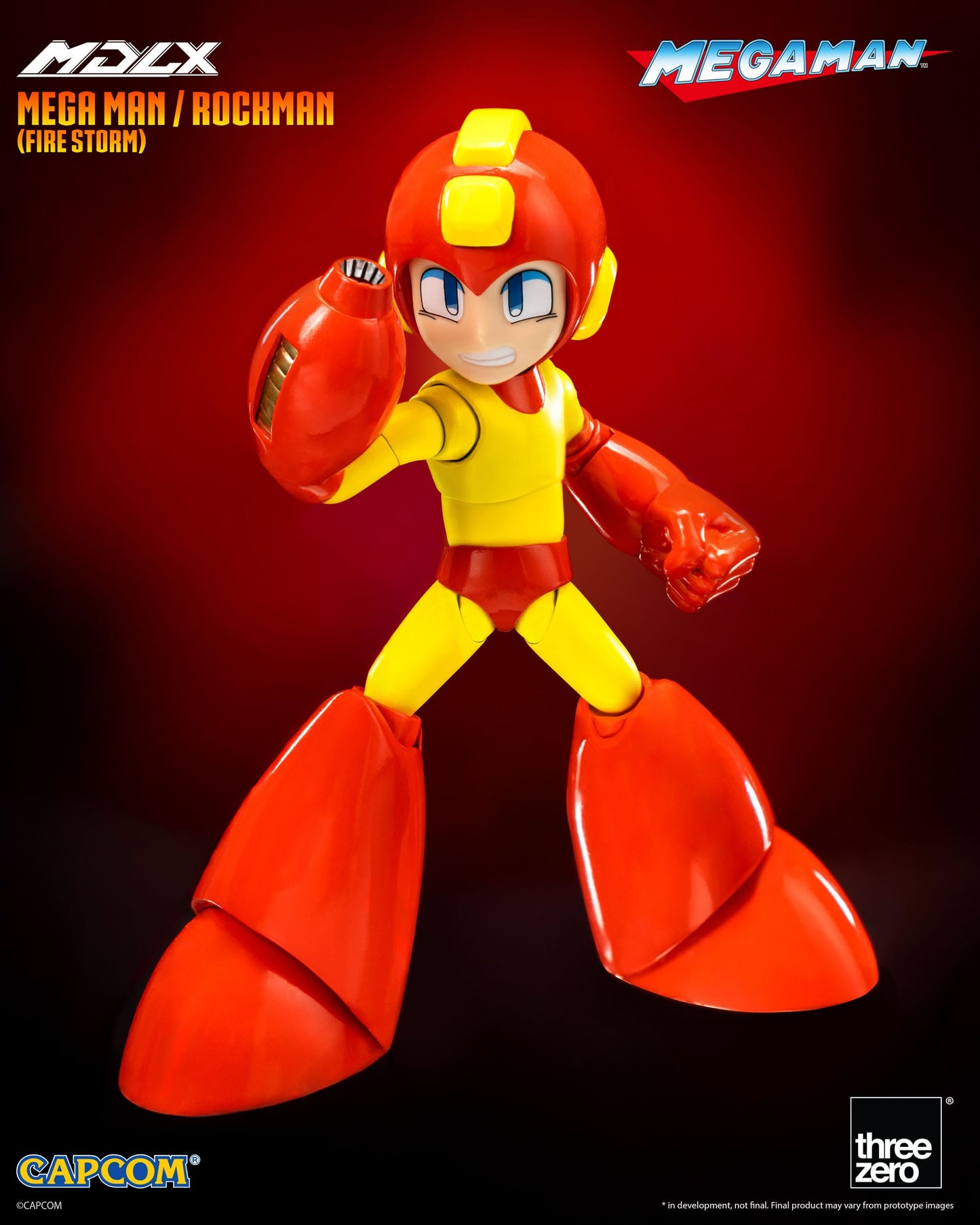 Figurine Mega Man version Fire Storm