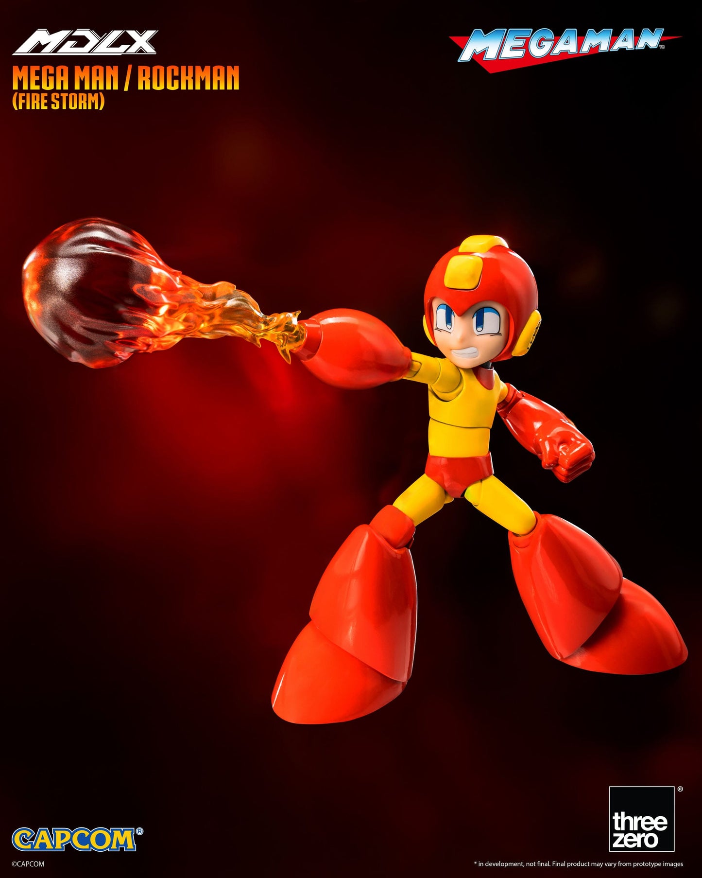 Figurine Mega Man version Fire Storm