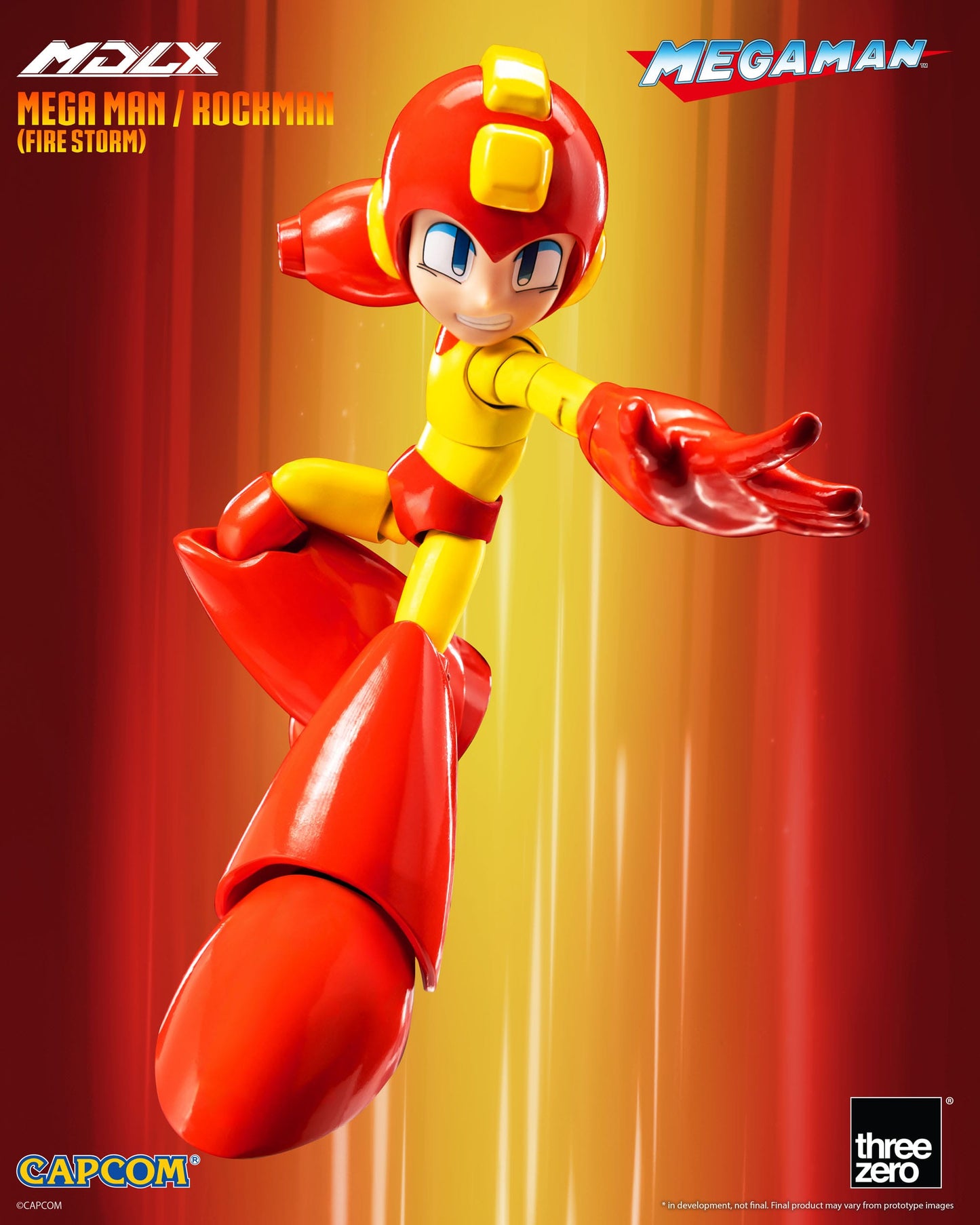 Figurine Mega Man version Fire Storm