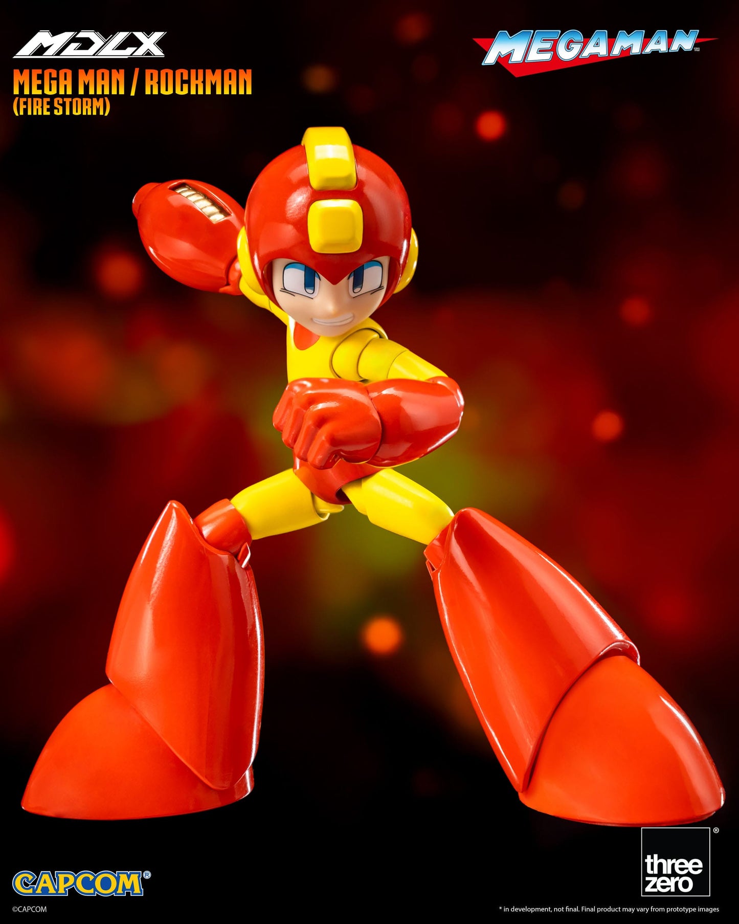 Figurine Mega Man version Fire Storm