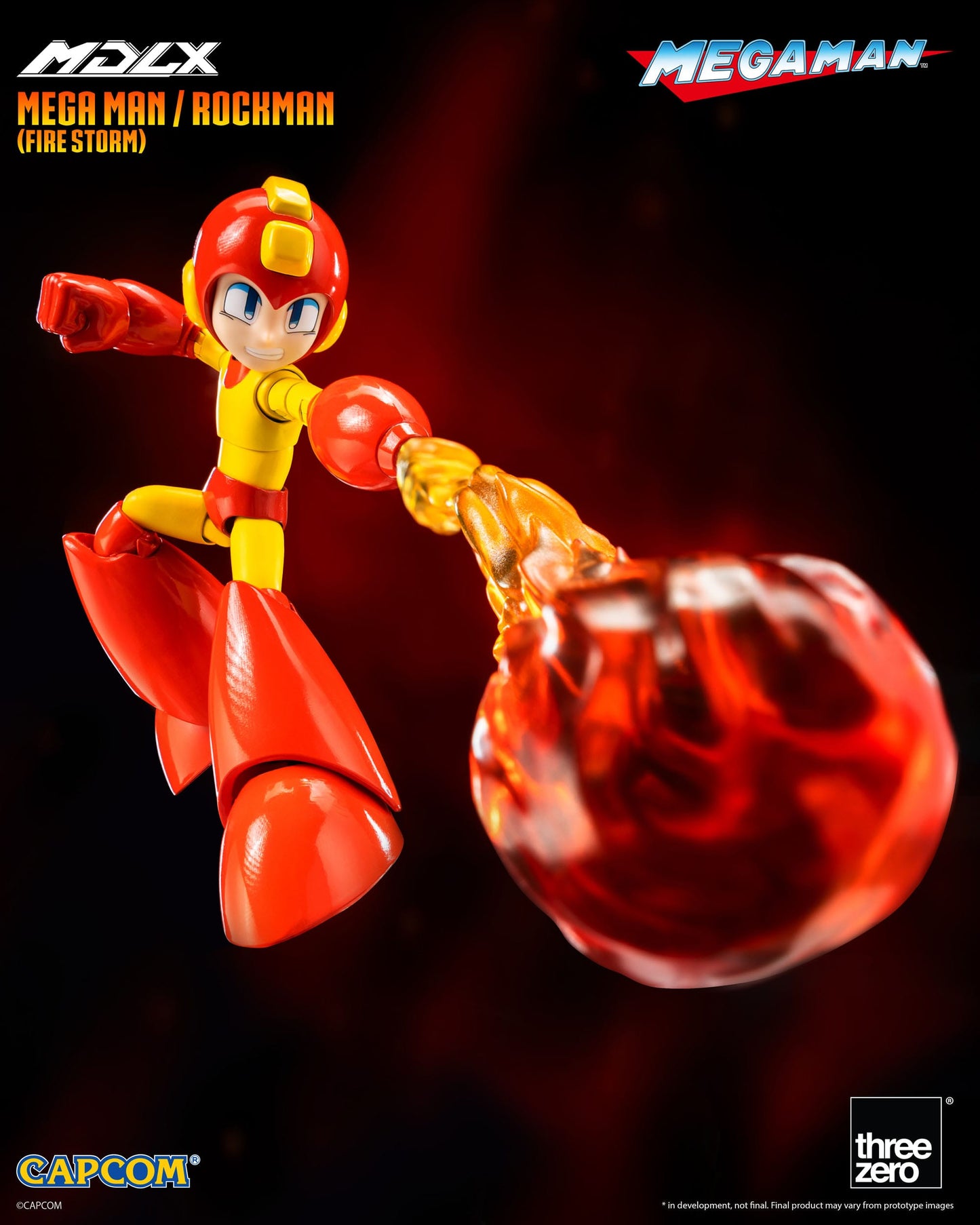 Figurine Mega Man version Fire Storm