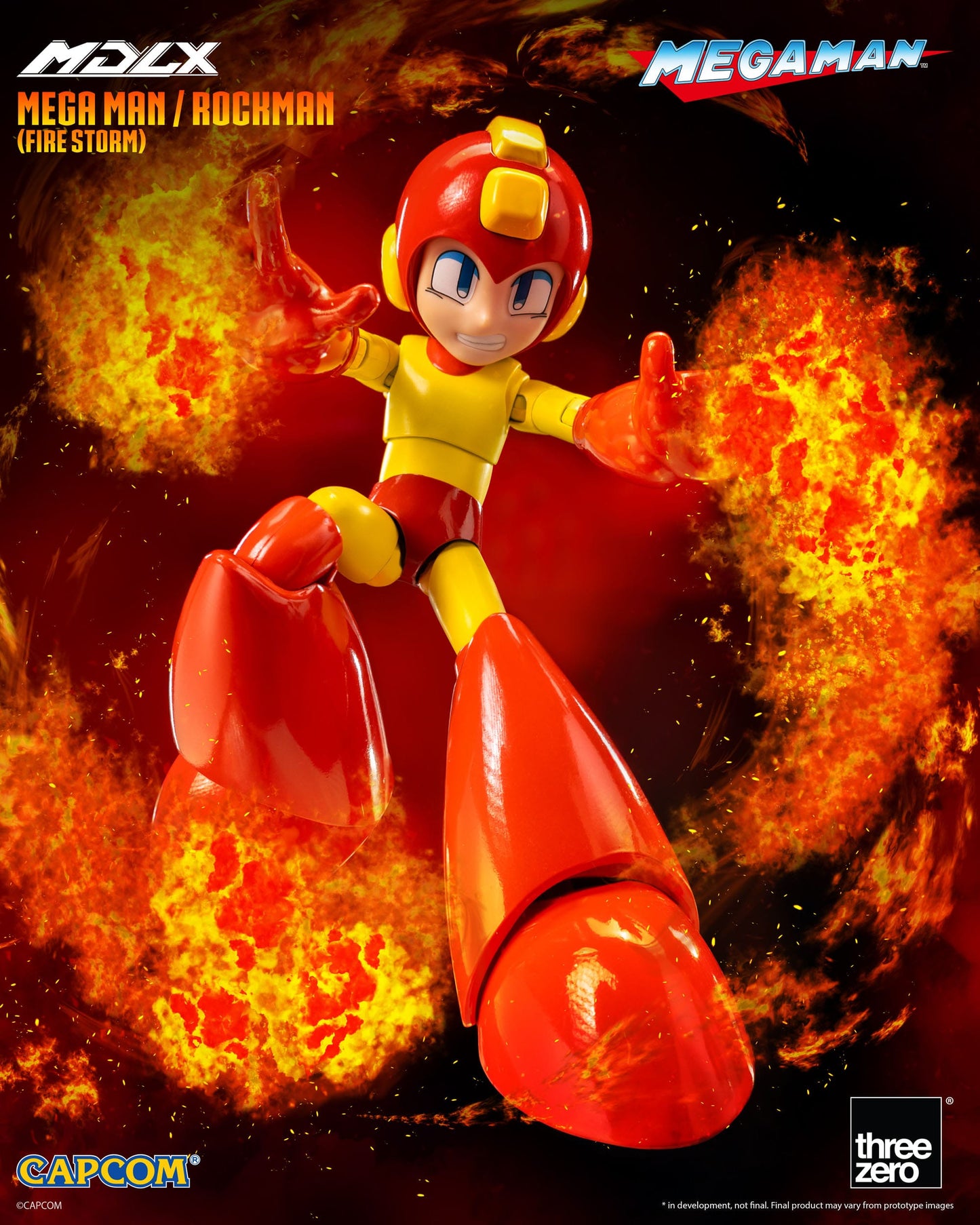 Figurine Mega Man version Fire Storm