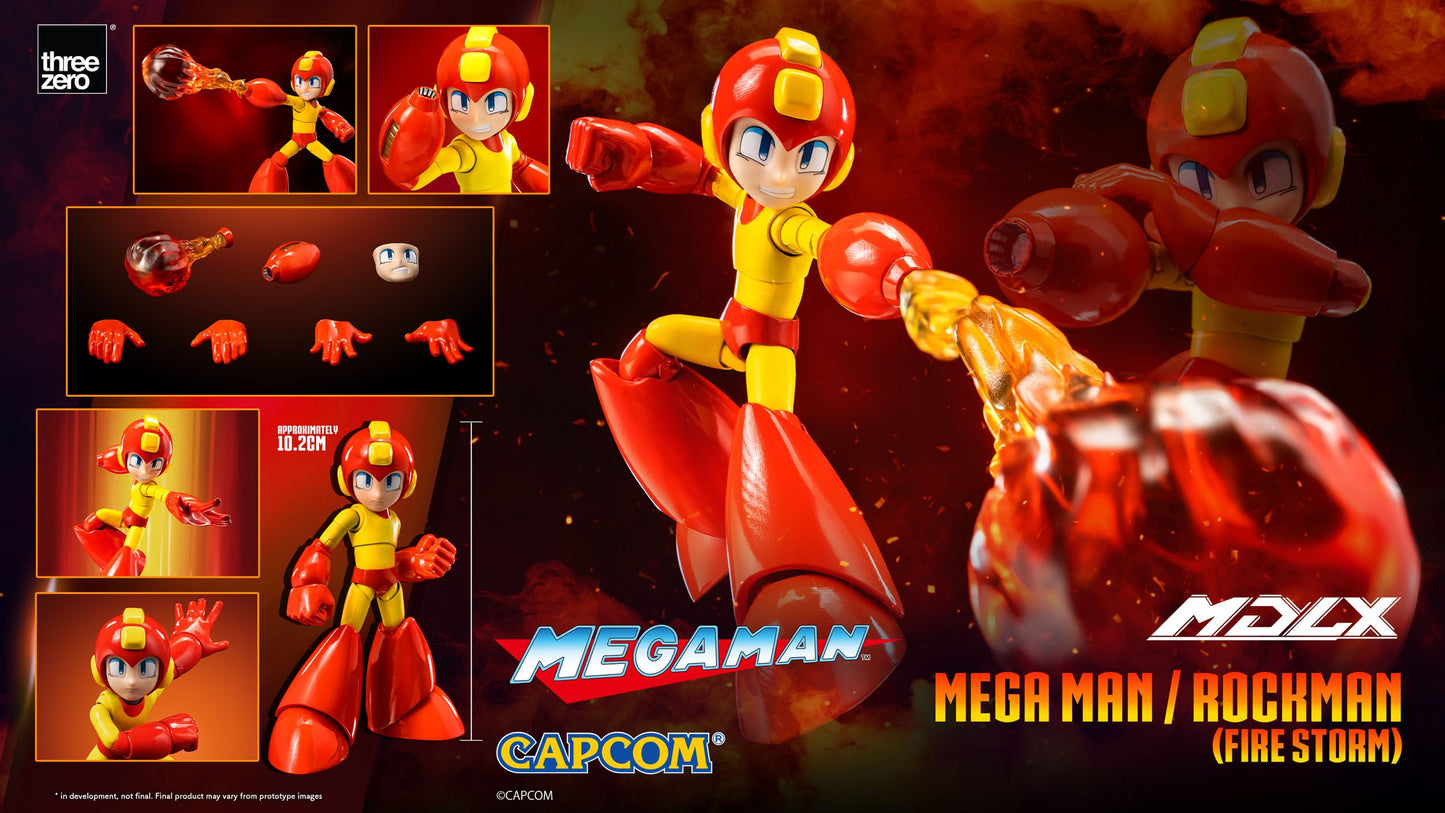 Figurine Mega Man version Fire Storm